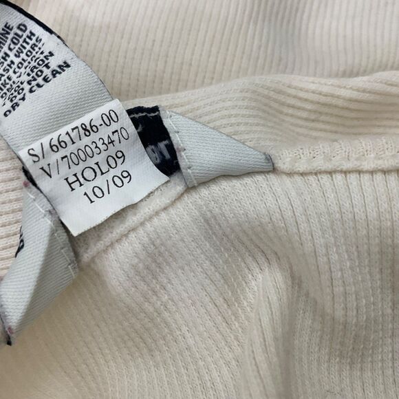 90’s Y2K BANANA REPUBLIC LACE-TRIM CAMISOLE TANK TOP  women’s S Ribbed - Picture 6 of 10